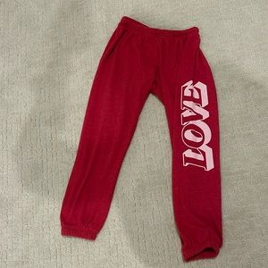 Spiritual Gangster cropped sweatpants!!